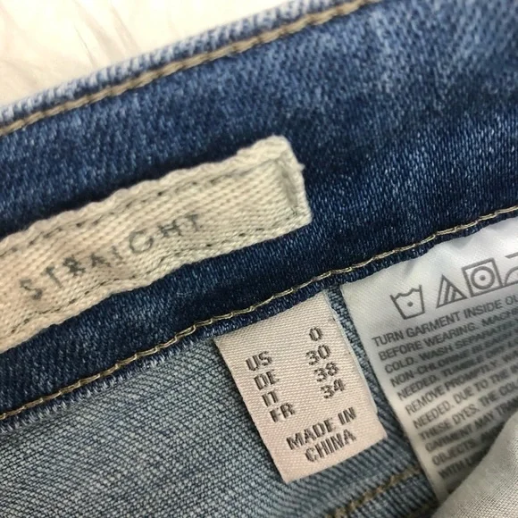 LOGO- Lori Goldstein cropped straight leg jeans - Picture 9 of 13